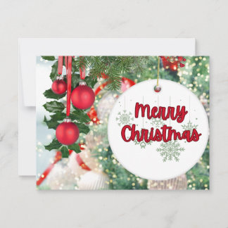 Christmas 3 holiday card