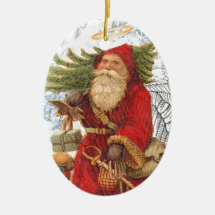 Christmas 4 Saint Nicholas Ceramic Ornament