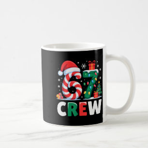 Christmas 67 Crew Brainrot Funny Candy Cane Lights Coffee Mug