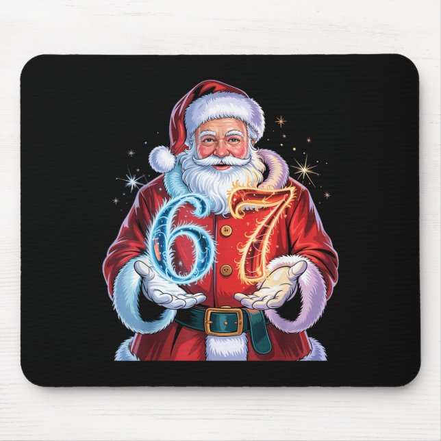 Christmas 67 Funny Xmas Six Seven Ugly Sweater 6-7 Mouse Pad (Front)