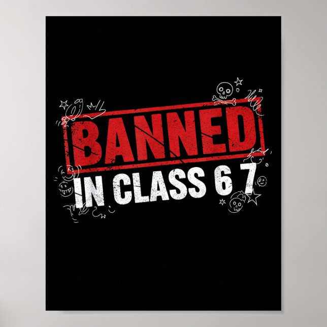 Christmas 67 Meme Design Funny Six Seven Hands 6 7 Poster (Front)