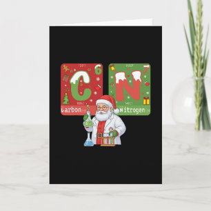 Christmas 67 Meme Science Chemistry Humor Periodic Card