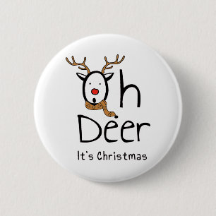 Christmas 6 Cm Round Badge