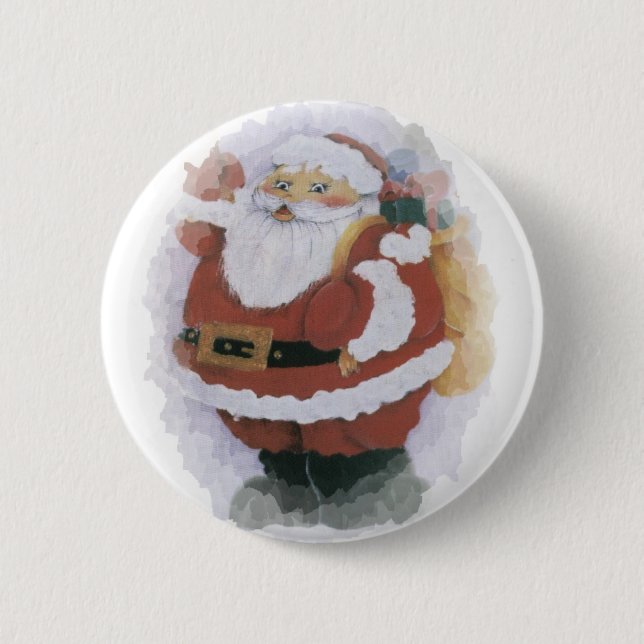 Christmas 6 Cm Round Badge (Front)