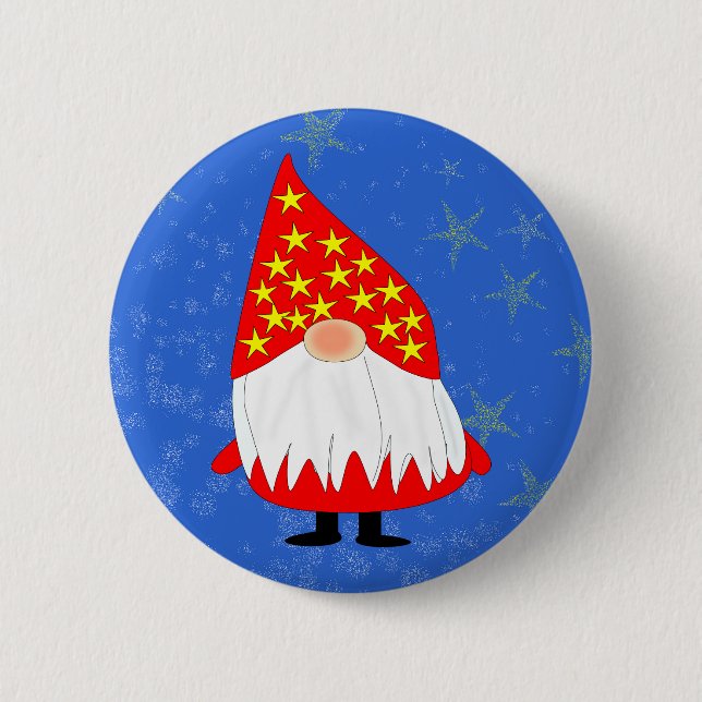 Christmas 6 Cm Round Badge (Front)