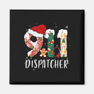 Christmas 911 Dispatcher  Magnet