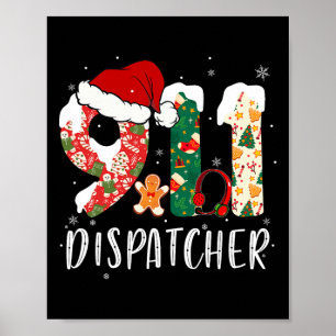 Christmas 911 Dispatcher Poster