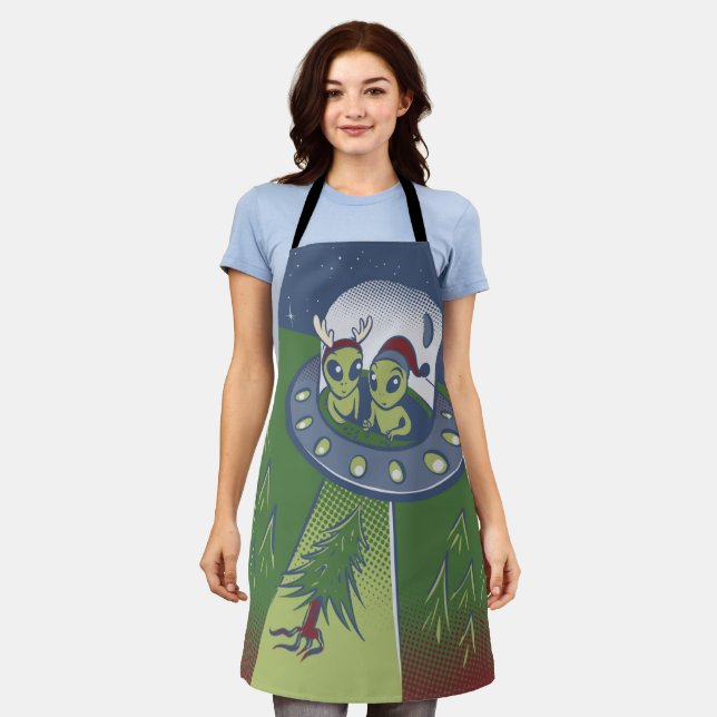 Christmas abduction apron (Worn)