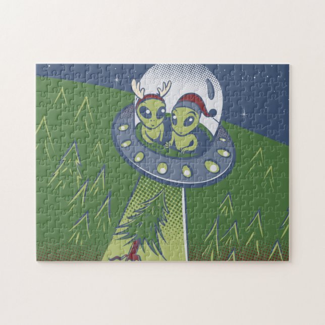 Christmas abduction jigsaw puzzle (Horizontal)