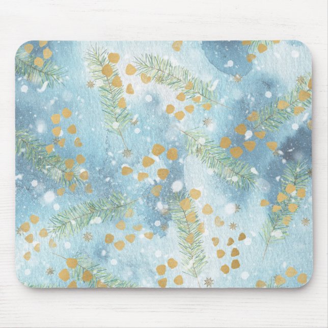Christmas Abstract Art Mouse Pad (Front)