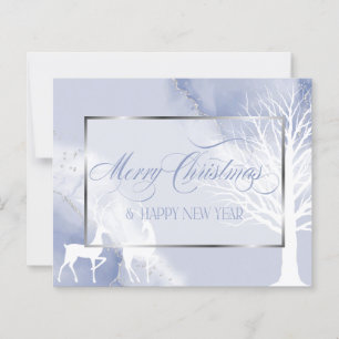 Christmas Abstract Budget Violet Winter Tree