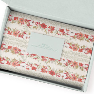 christmas abundance elegant poinsettia holiday tissue paper