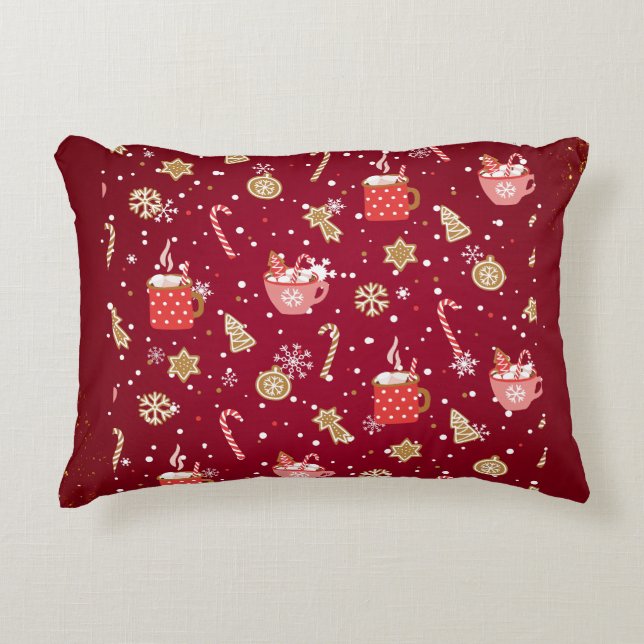 Christmas accent cushion/pillow decorative cushion (Front)
