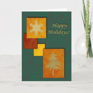 Christmas Accents Customisable Greeting Card