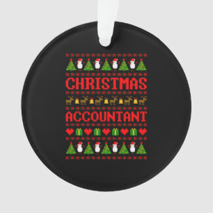 Christmas Accountant Ornament