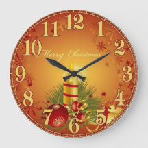 Christmas Acrylic Wall Clock