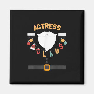 Christmas Actress Claus Santa Out Gift Magnet