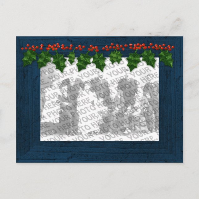 Christmas Add Your Photo Frame Postcard (Front)