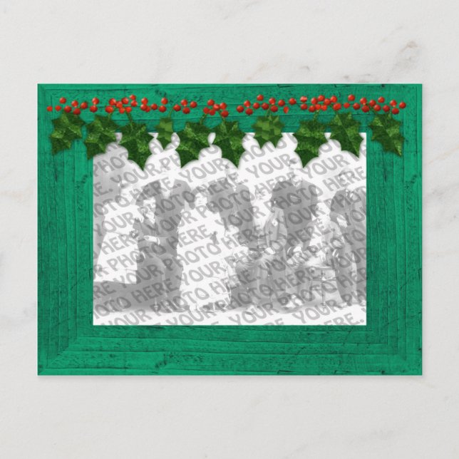 Christmas Add Your Photo Frame Postcard (Front)