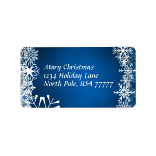 Christmas Address Avery Label
