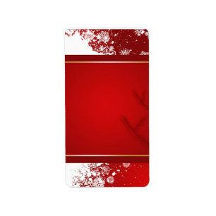 Christmas Address Label