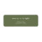 Christmas Address Label | Merry + Bright Green