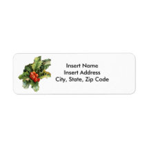 Christmas Address Label
