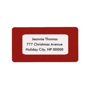 Christmas Address Labels