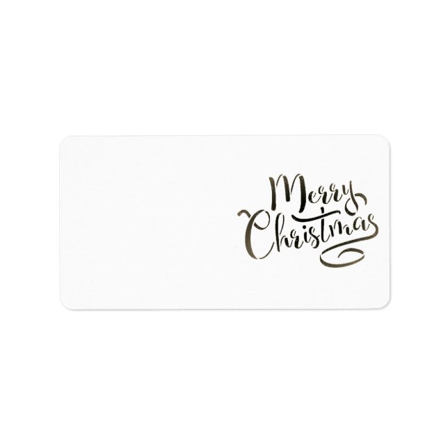 Christmas Address Labels STYLE DESIGN (Front)