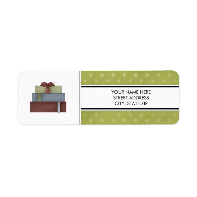 Christmas Address Mailing Labels (Front)