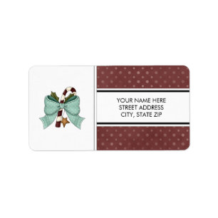 Christmas Address Mailing Labels
