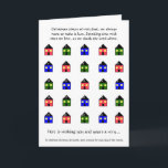 Christmas Advent Calendar Card<br><div class="desc">Here is a Christmas card that you can use all month long. You cut the "doors" per instructions on the inside left, then hang it where your child/children, or even if you want to do it, can open a door a day to see what is inside the "house." I remember...</div>