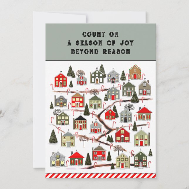 Christmas Advent Calendar Cards (Front)