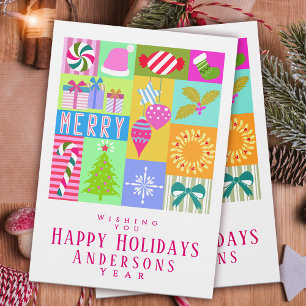 Christmas Advent Calendar  Holiday Card