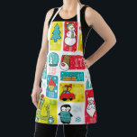 Christmas Advent Calendar Illustration Apron<br><div class="desc">Christmas Advent Calendar Illustration Apron design.</div>