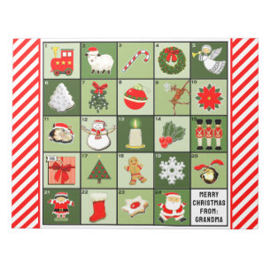 Christmas Advent Calendar Notepad