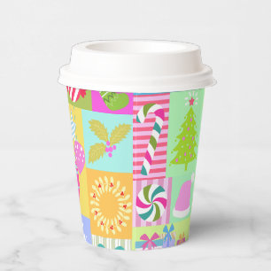 Christmas Advent Calendar Paper Cups