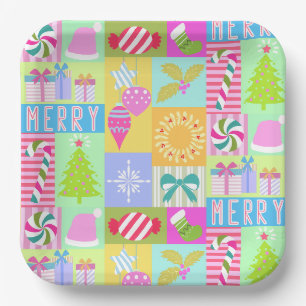 Christmas Advent Calendar Paper Plate
