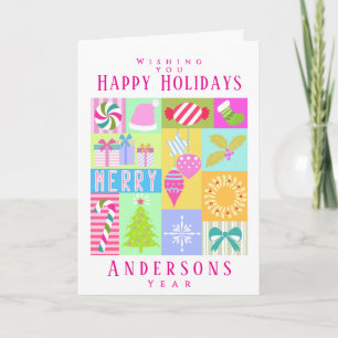 Christmas Advent Calendar Thank You Card