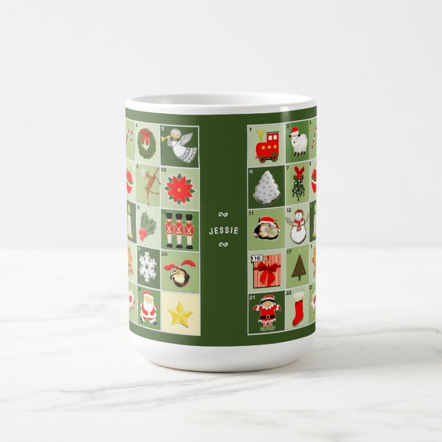 Christmas Advent Coffee Mug (Center)