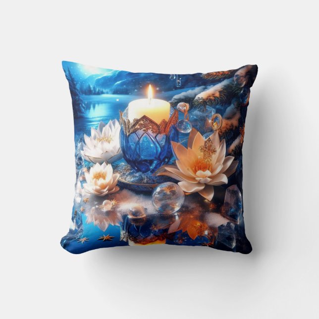 Christmas Advent Throw Pillow (Front)