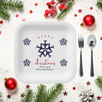 Christmas Aeroplane Snowflake Minimalist Aviation