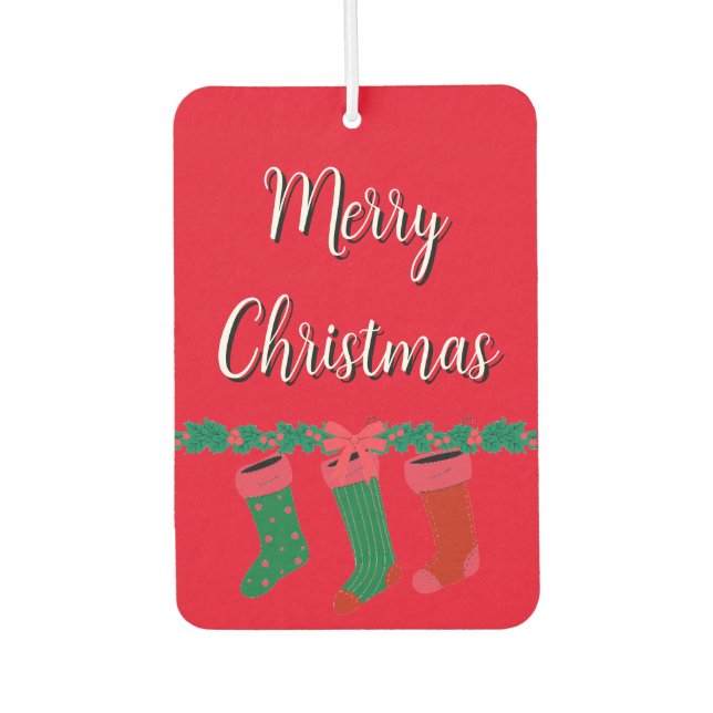 CHRISTMAS AIR FRESHENER (Front)