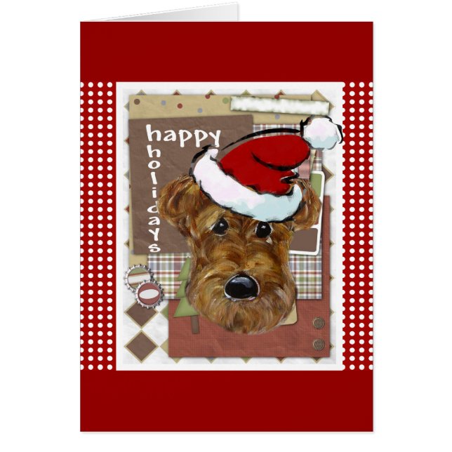 CHRISTMAS AIREDALE (Front)