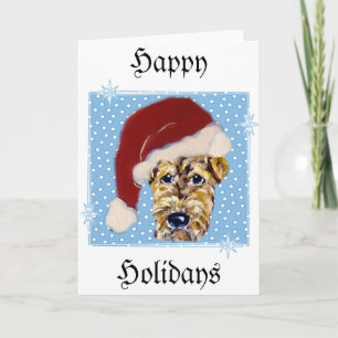 Christmas Airedale Holiday Card