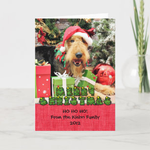 Christmas - Airedale - Kiehn Holiday Card