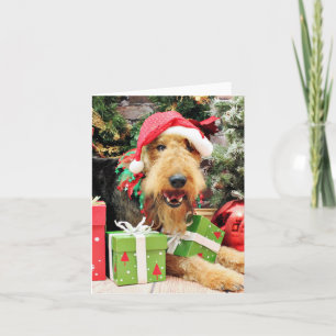 Christmas - Airedale - Kiehn Holiday Card