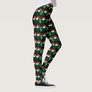 Christmas Aliens Leggings