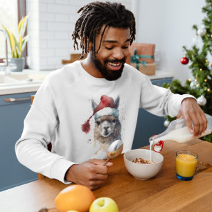 Christmas Alpaca, customisable T-Shirt