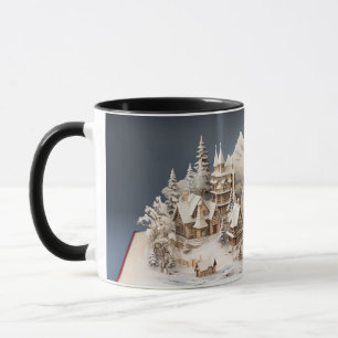 Christmas Alpine Storybook Village Mug